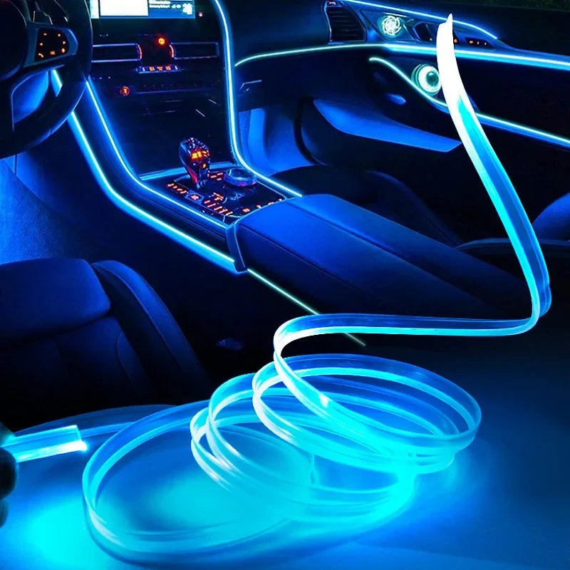 LED Neon Strip – Flexible Car Interior Ambient Lighting (1M/3M/5M)