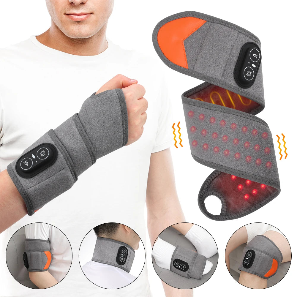 Wireless Vibration Heating Wrap Versatile Body Heating Pad for Knee Elbow Wrist Ankle