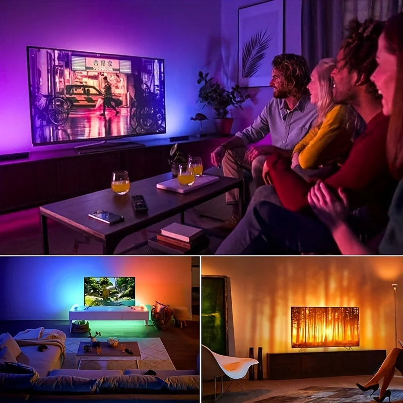 RGB LED Strip Lights – APP & 44-Key Music Sync Remote Control