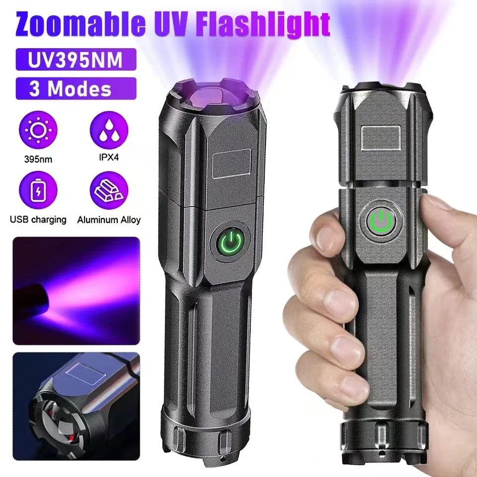 Mini Purple Flashlight