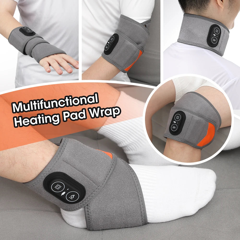 Wireless Vibration Heating Wrap Versatile Body Heating Pad for Knee Elbow Wrist Ankle