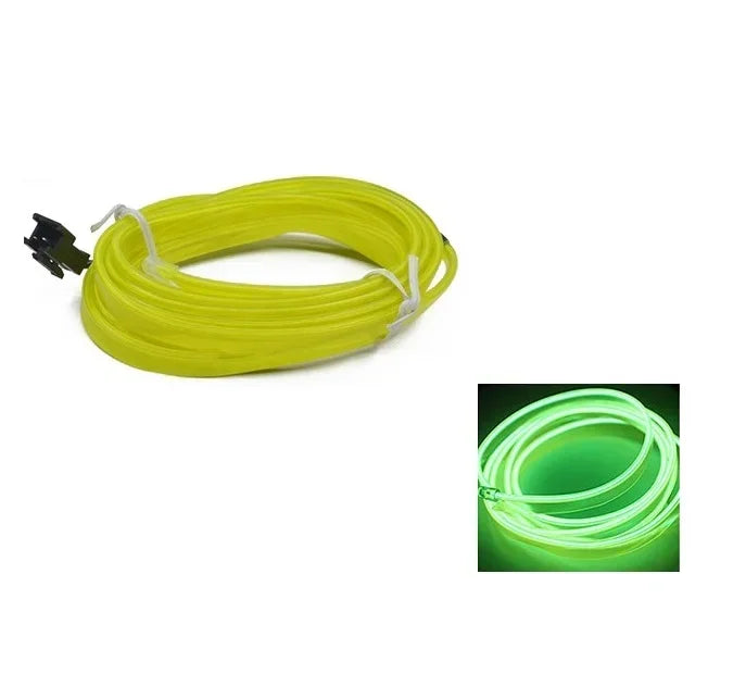 LED Neon Strip – Flexible Car Interior Ambient Lighting (1M/3M/5M)