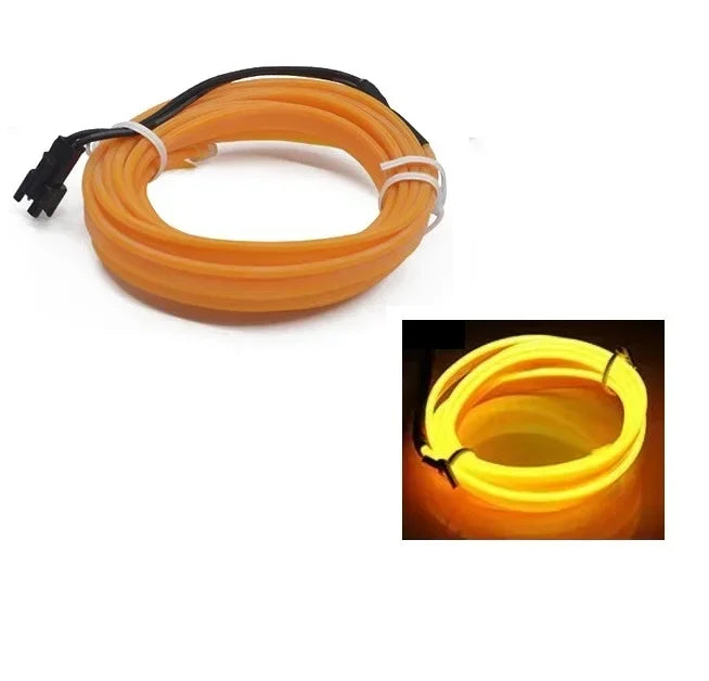 LED Neon Strip – Flexible Car Interior Ambient Lighting (1M/3M/5M)