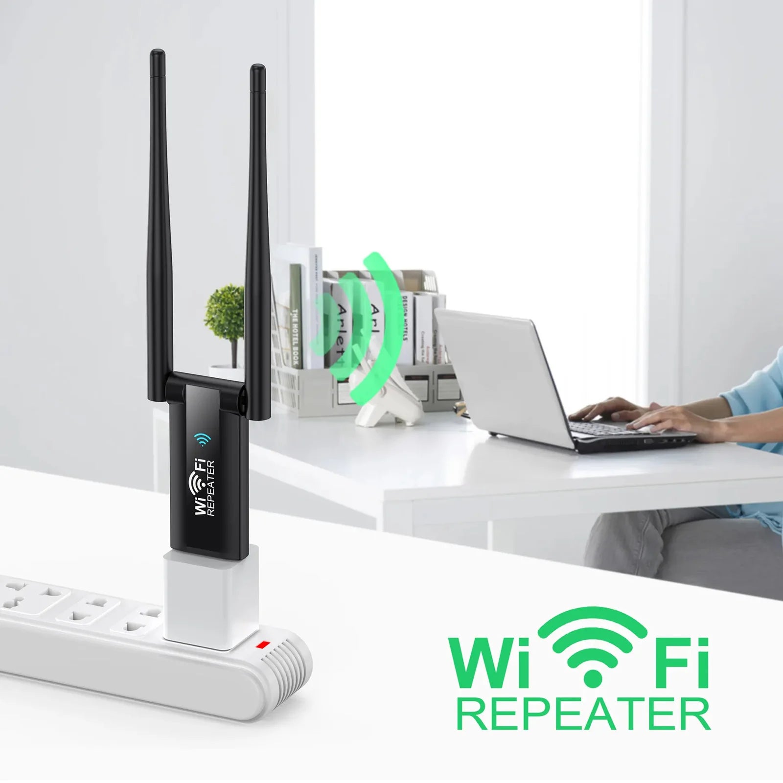 WiFiBoost Pro – 2.4G 300Mbps Wireless Repeater & Signal Extender